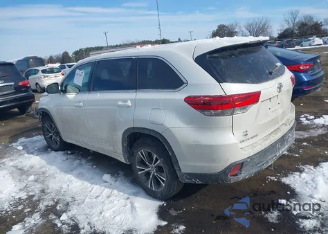 2018 Toyota Highlander Le from USA, damaged, VIN 5TDZARFH8JS036927